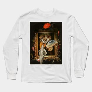 Dali type portrait Long Sleeve T-Shirt